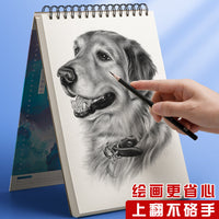 Sijin 8K Thickened Sketchbook A4/B5/16K for Art Students and Beginners, Wire-Bound Drawing Pad for Painting and Sketching