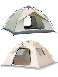 Automatic Pop-Up Camping Tent for 2-4 People, UV Protection, Insect-Proof, Portable Outdoor Shelter