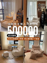 Lazy Sofa Bean Bag Tatami for Living Room Bedroom Balcony, Single/Double Seater