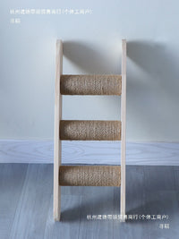 Multi-Tier Cat Climbing Ladder with Anti-Slip Pads for Pet Houses and Cages