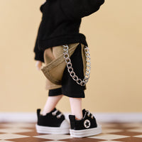 OB11 BJD Doll Patchwork Trendy Shorts for 1/12 Scale Figures