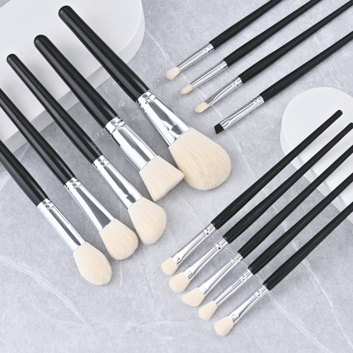 14-Piece Professional Makeup Brush Set with Storage Bag
