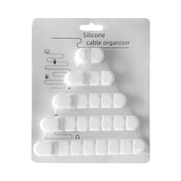 Desktop Cable Organizer Clips Set for Mouse, USB, and Charging Cords