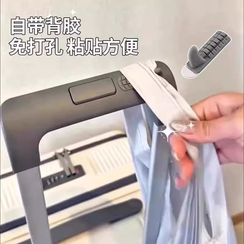 Portable Silicone Luggage Hook with Non-slip Handle Buckle for Travel and Home Use