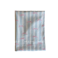 40 Count Digital Print Cotton Fabric for DIY Crafting - Korean Style Floral Bow Pattern
