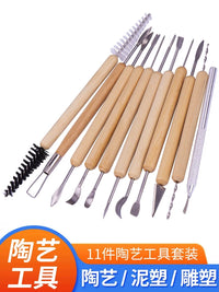 Clay Modeling and Sculpting Tool Set for DIY Crafts, Pottery, and Art Projects