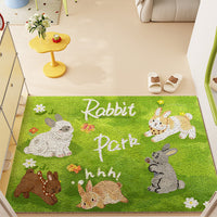 Cute Dog Park PVC Coil Mat for Entryway, Easy-Care Dustproof Entrance Rug, Customizable Size