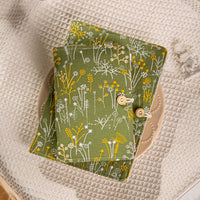 Embroidered Refillable Planner Notebook with Detachable Pages