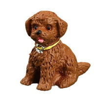 DIY Dog Keychain Pendant Resin Micro Landscape Ornament for Dollhouse