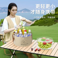 Portable Foldable Basin for Travel, Camping, Washing, and Foot Soaking