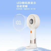 2026 Handheld USB Mini Portable Rechargeable Fan with Silent Large Turbine