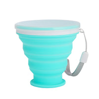 Portable Collapsible Silicone Travel Cup for Outdoor Sports and Business Trips