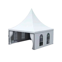 European Style Pointed Top Marquee Tent for Outdoor Events, Exhibitions, Weddings - Detachable Sun and Rain Shelter