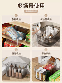 Clear Stackable Storage Bins with Lids for Toys, Clothes, and Home Organization