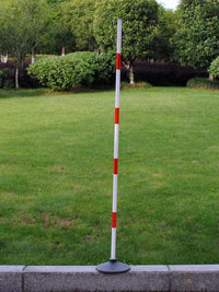 Soccer Training Slalom Poles with Bases for Agility and Driving Practice