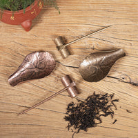 Handcrafted Brass/Copper Tea Utensil Set for Gongfu Tea Ceremony