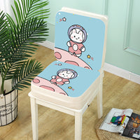 Kids Booster Seat Cushion for Dining Chairs, Portable and Breathable Cartoon Design