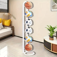 Multi-Layer Ball Storage Rack for Basketballs and Other Sports Equipment