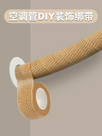 Pipe Wrapping Tape for Air Conditioner, Gas, and Fire Pipes - Non-Adhesive Decorative Cover for Exposed Pipes