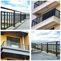 European Style Balcony Railing for Villas and Terraces, Outdoor Air Conditioner Enclosure, Roof Safety Fence
