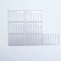 Perpetual Calendar Embossing Die Cuts for DIY Paper Craft and Card Making
