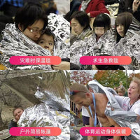 Extra Thick Picnic Blanket with Aluminum Film Outdoor Moisture-proof Camping Tent Mat Foldable Portable Waterproof Tent Pad