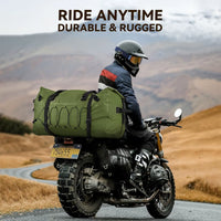 Motorcycle PVC Waterproof Dry Bag Tail Seat Luggage for Cycling and Outdoor Adventures