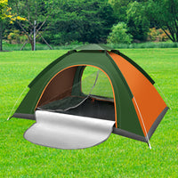 Automatic Pop-Up Camping Tent for 3-4 People, Waterproof and Sun Protection, Portable Outdoor Shelter