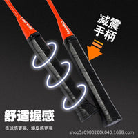 DELHUI Badminton Racket Set for Adults and Children - Lightweight Alloy Badminton Rackets for Competition and Training