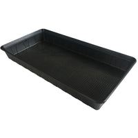 Rectangular Hydroponic Seedling Tray with Drainage Holes and Water Catch Tray, Durable Plastic