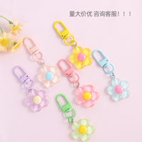 Translucent Floral Keychain for Bags and Dolls