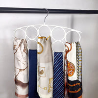 Multi-functional Non-slip Dipped Scarf and Tie Hanger for Wardrobe Organization