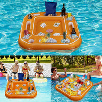 Inflatable PVC Floating Game Table for Swimming Pool Entertainment