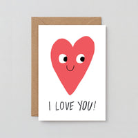 DearF 'I Love You' Valentine's Day Anniversary Greeting Card