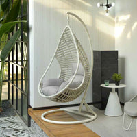 Rattan Woven Single Person Bird's Nest Hanging Chair Outdoor Swing Balcony Cradle Chair