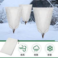 Non-Woven Plant Frost Protection Cover for Garden Vegetables - Multi-Size Winter Warmth and Windproof Cover