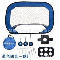 Macar 4-in-1 Foldable Kids' Soccer Goal & Rebounder Net for Outdoor Training
