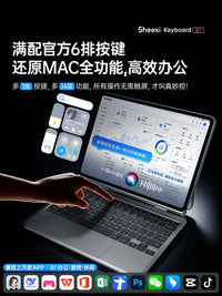 Magic Keyboard Case for iPad Pro 11-inch / 13-inch with Trackpad and Backlit Keys, Detachable Bluetooth Keyboard with Mouse