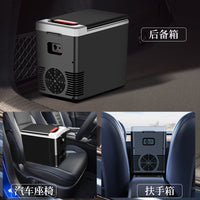 Portable 10L Car Refrigerator 12V/220V for Outdoor Camping and Travel