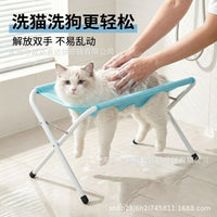 Pet Grooming Hammock for Small Dogs and Cats - Detachable Bathing and Nail Trimming Restraint