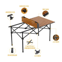 Portable Folding Camping Table and Chair Set for Outdoor Picnic Travel