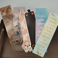 Weimo Cartoon Art Style Paper Bookmarks for Students and Readers