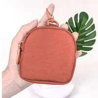 Mini Nylon Travel Storage Bag for Earphones, Data Cables, and Small Electronics