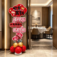 Birthday Party Decoration Kit with KT Board, Balloons, and Banners for Girls' Celebrations