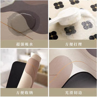 Solid Color Round Chair Mat for Hard Floors - Noise Reduction & Floor Protection