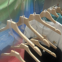 Clear Garment Hanger Connectors for Closet Organization, Stackable Hanger Hooks