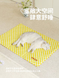 ZEZE Pet Cooling Mat for Cats and Dogs, Summer Ice Pad for Sleeping, Cool Mat