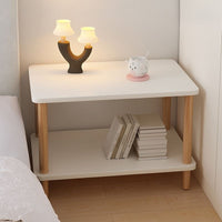 Minimalist Narrow Bedside Table Nightstand for Small Spaces