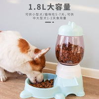 Automatic Pet Feeder with Portion Control and Anti-Slip Base, Interactive Slow Feeder Bowl for Dogs and Cats