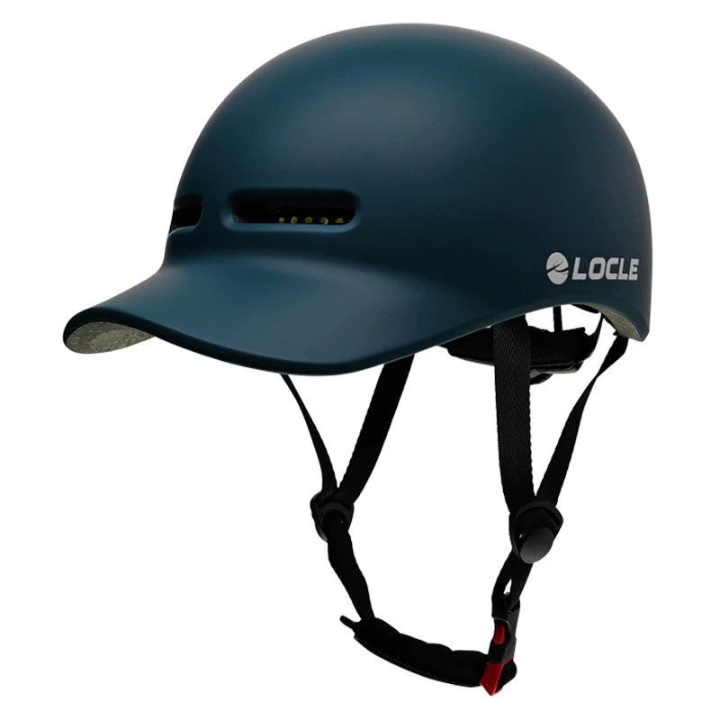 LOCLE Urban Commuter Cycling Helmet with Brim - Skateboard & Roller Skate Friendly